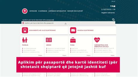 Me kete video tutorial mesojme si te aplikoj per pasaporte shqiptare online per femije ne portlin e Albania ne itali Gjermani Greci. . Aplikim per pashaporte te shpejte